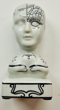 Vintage Phrenology Head Statute picture