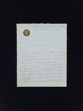 1883 Bulgaria Tsar Ferdinand I Signed ALS to Grand Duke Vladimir Romanov Russia picture