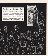 1966 Prince Matchabelli: Abano Darling of Wet Set Vintage Print Ad picture