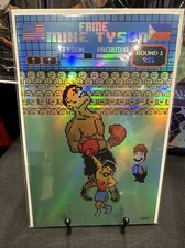 FAME:  MIKE TYSON #1 MANNY PACQUIAO  #62/100 FOIL picture