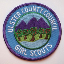 Obsolete Girl Scout ULSTER COUNTY COUNCIL PATCH Greater New York Uniform Badge picture
