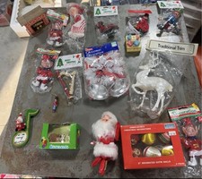 Vintage Christmas Ornaments Lot of 17 MCM picture
