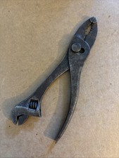Vintage Adjustable Wrench Combo Pliers RARE Made In The USA picture