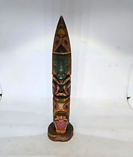 Antique Nuu-chah-nulth Cedar Totem Pole 9