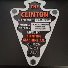 CLINTON ENGINE 3D PRINTED SIGN picture