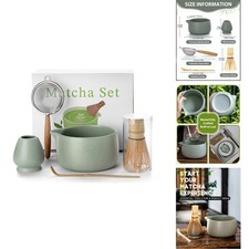 20OZ Matcha Whisk Set - 5PCS Chasen Set Matcha Bowl with Spout picture