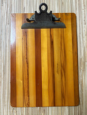 Globe-Wernicke Cincinnati Wood Clipboard with Metal Vintage 12x9 picture