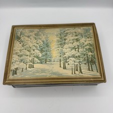 Vtg NABISCO National Biscuit Company [Metal Hinged Lid Tin] 