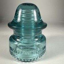 Vintage CD-164 light Aqua Hemingray - 20 Insulator picture