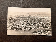 RPPC Oakland California Airplane View of the City & Bay Area 1930s era picture