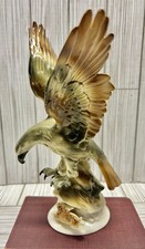Gräfenthal Porcelain Figurine Eagle Catches a Hare 11