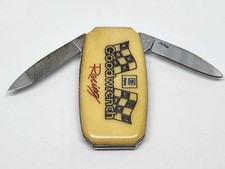 Japan Surgica Steel Goodwrench Racing Advertising Pocket Knife File picture