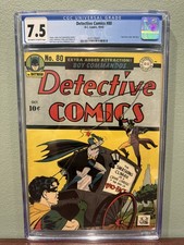 Detective Comics #80 (DC Comics October 1943) - CGC 7.5 - 3rd app Two-Face picture