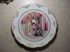 From estate-Antique porcelain plate-Masonic-Riddle Lodge #6 East Liverpool Ohio picture