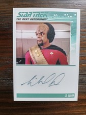 2016 STAR TREK : THE NEXT GENERATION MICHAEL DORN / LT WORF AUTO picture