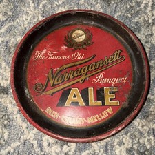 Vintage Metal Narragansett Ale Beer Tray picture