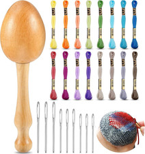 Darning Egg for Socks Wooden Knit Patch Kit(Multiple Color) picture
