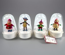 Christmas 2008 Hallmark Happy Tappers Set Of 4 Santa Reindeer Snowman Elf NOS picture