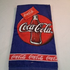 Vintage 1999 Coca-Cola 100% Ccotton Kitchen Or Dish Towel NOS #64597 picture