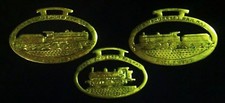 3 WEST SOMERSET RAILWAY Horse Harness Brasses RALLY + UK TRAINS WOW YOUR WALLS picture