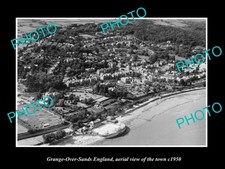 Grange Over Sands England Town Aerial View c1950 Old Large Historic Photo picture