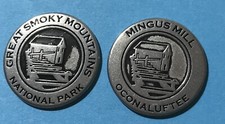 Great Smoky Mountains National Park Mingus Mill Token picture