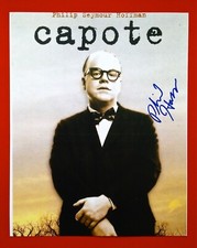 Philip Seymour Hoffman Signed Autograph Signed CAPOTE 8x10 COA picture