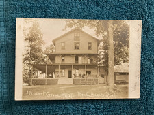 RPPC Pleasant Grove Hotel Manitou Beach Michigan Devils Lake Babcock Photo c1910 picture