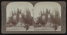 Photo:Salt Lake City Utah Mormon Temple Brigham Young Statue c1905 picture