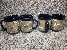 SET of 4 - VINTAGE THERMO-SERV CHEVROLET INSULATED MUG 1950’S-1970’S picture
