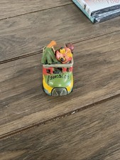 Vintage Jamaican Folk Art Clay Fruit and Vegetable Truck. Hand-Made 1998 picture
