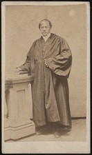 Boston MA Rev Leonard Grimes Abolitionist 1860s Church Robes Portrait picture