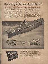 1945 B F Sturtevant Co Air Systems Vintage Print Ad u Air at Work CV9 Class Carr picture