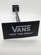 Vans Off The Wall Store Display Metal Rack Black And White Shoe Collector Rare picture