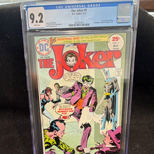 DC Comics The Joker #1 (1975) CGC 9.2 Near Mint- White Pages picture