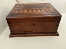 Handcrafted Inlaid Wooden Sewing Box picture
