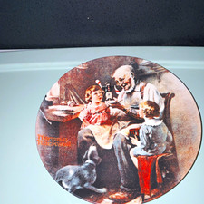 Knowles Norman Rockwell “The Toy Maker” Collector Plate 1977 Porcelain LE picture