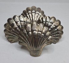 Vintage Audrey Silverplate Shell Napkin Holders | Set of 4 | Made in Hong Kong picture