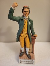 VTG.PATRICK HENRY DECANTER AMERICAN PORCELAIN BY McCORMMICK EXCELLENT CONDITION picture