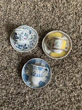 Vintage Avon 1984 1985 Matching Cup And Saucers Lot Germany Netherlands Florence picture
