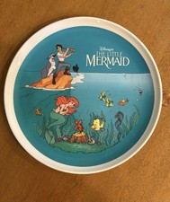 Vintage Disney The Little Mermaid Melamine Children’s Plate Zak Designs 1990's picture