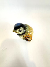 Vintage Goebel Multicolor Ceramic Bird Figurine Blue Green Brown picture
