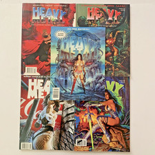Heavy Metal Magazine Lot x5 Mar 1996, Jan Fall 1997, Jan 1999, Mar 2000 picture