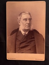 F. Gutekunst cabinet photo of  George William Curtiss picture