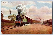 Postcard Train Locomotive North Eastern Express N. 1620 Artotype c1910 picture