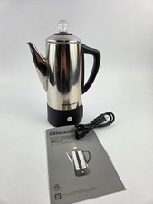 Elite Gourmet Electric 6-Cup Coffee Percolator EC140 Stainless Steel picture