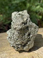 Large Natural Pyrite Cluster- Beautiful 3.3” Raw Druzy Pyrite Crystal Peru picture