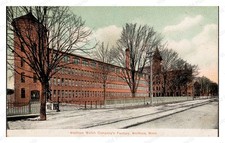 Waltham Massachusetts circa 1910s Watch Factory Building Standard Postcard picture