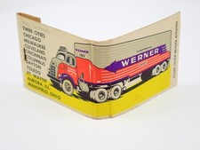 Vintage Werner Transportation Company Matchbook match corp of America unused picture