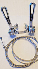 NOS Suntour Black Line Downtube Shifters Clamp On Road Bicycle 28.6mm Schwinn picture